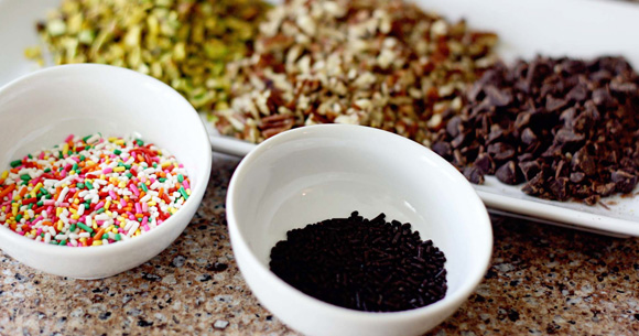 Kleine Auswahl unserer Frozen Yoghurt Toppings