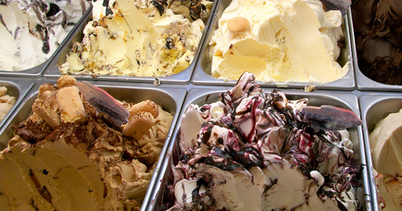 Spezielles italienisches Eis nach höchsten Ansprüchen